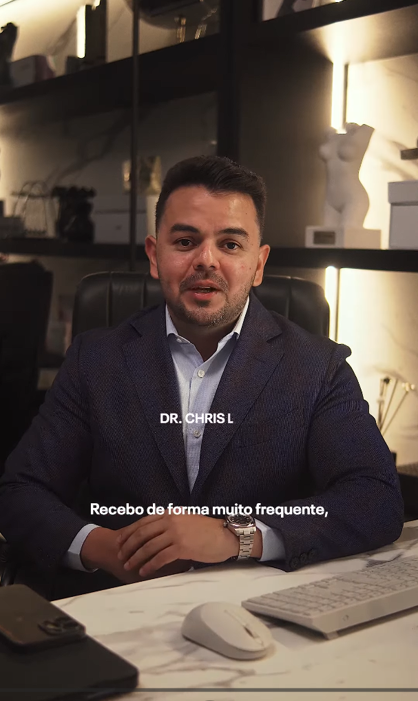Vídeo do Dr. Chris Lima explicando a primeira consulta
